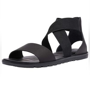 Sorel Ella III sandals in black size 8 women